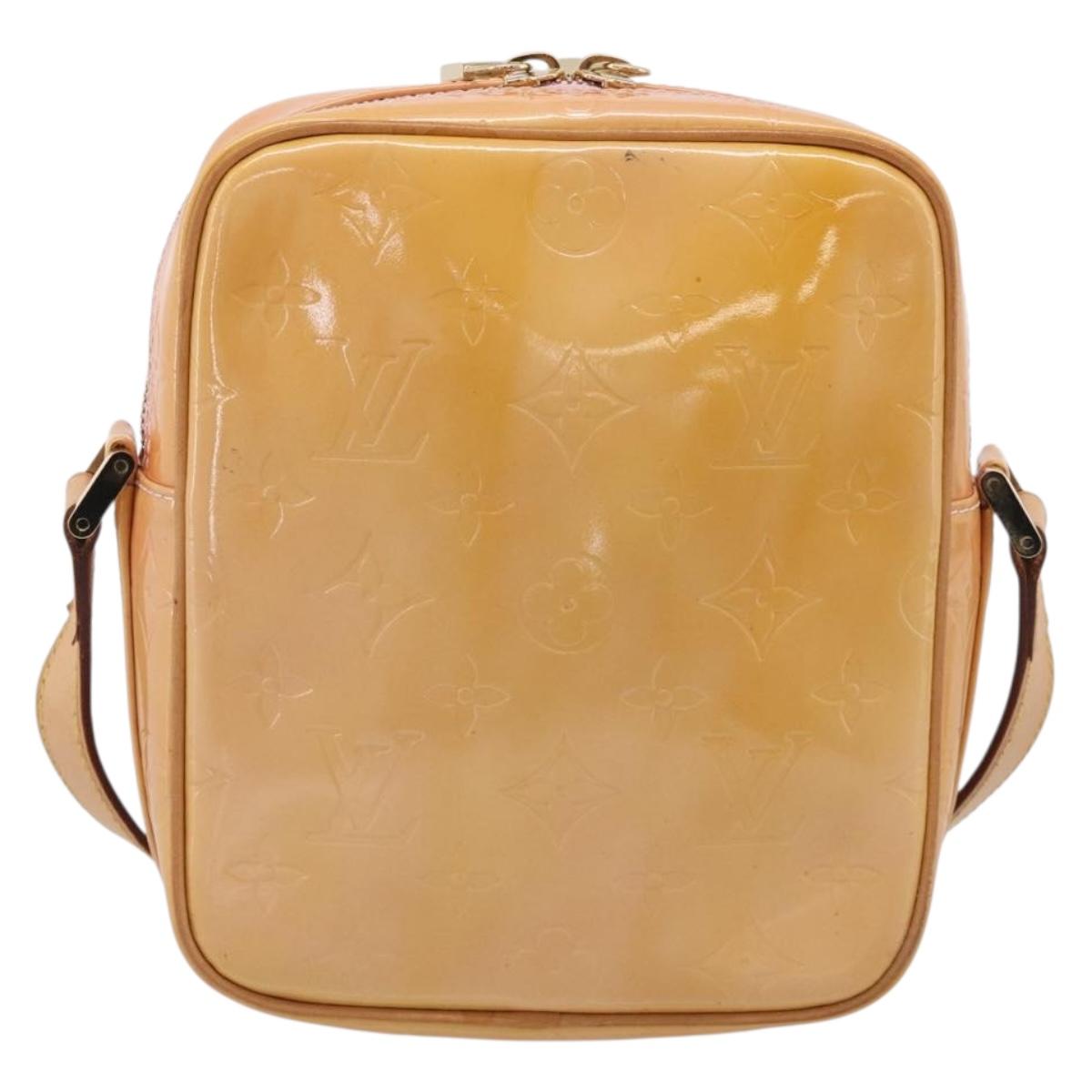 LOUIS VUITTON Monogram Vernis Shoulder Bag Marshmallow Pink M91037 Auth ep16949A