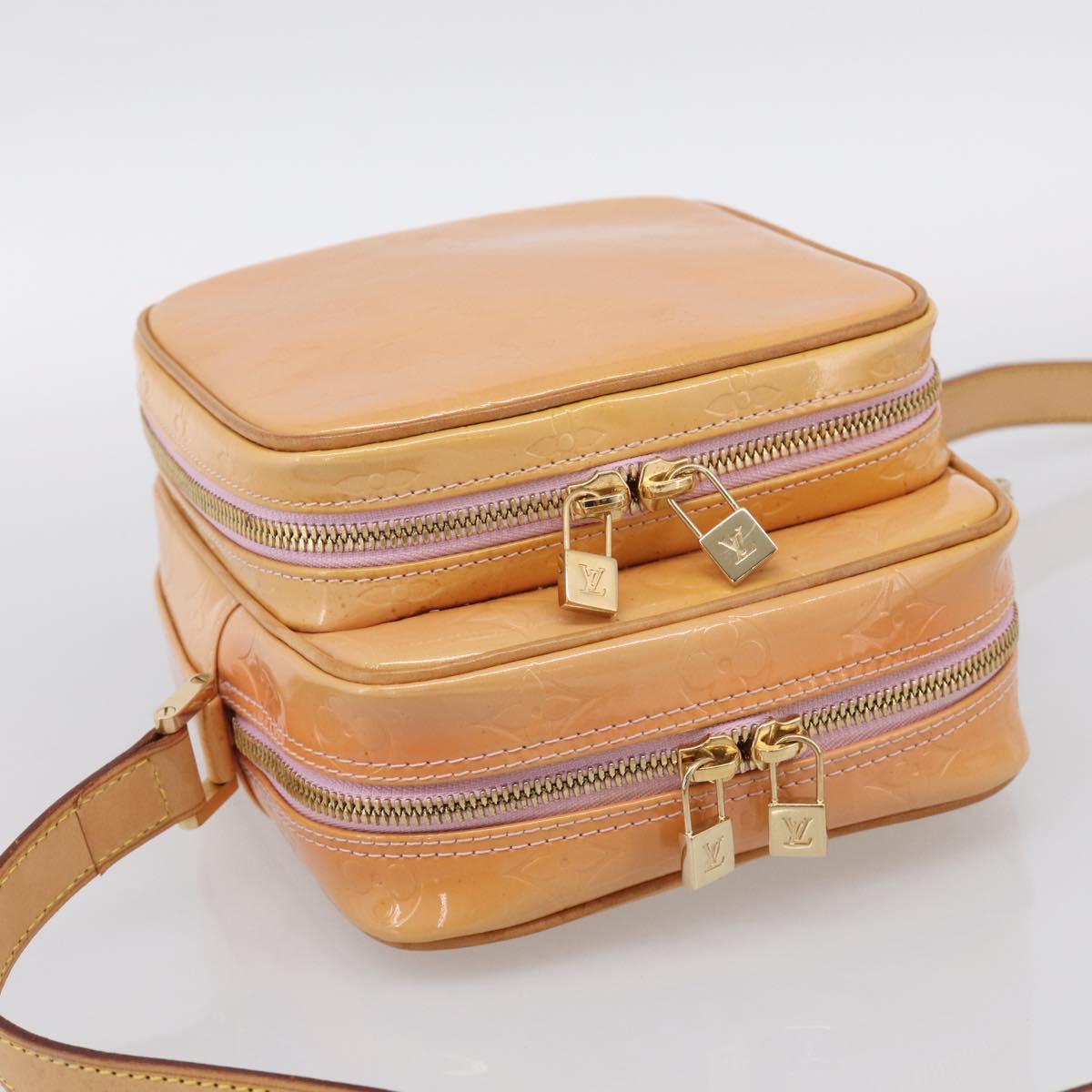 LOUIS VUITTON Monogram Vernis Shoulder Bag Marshmallow Pink M91037 Auth ep16949A