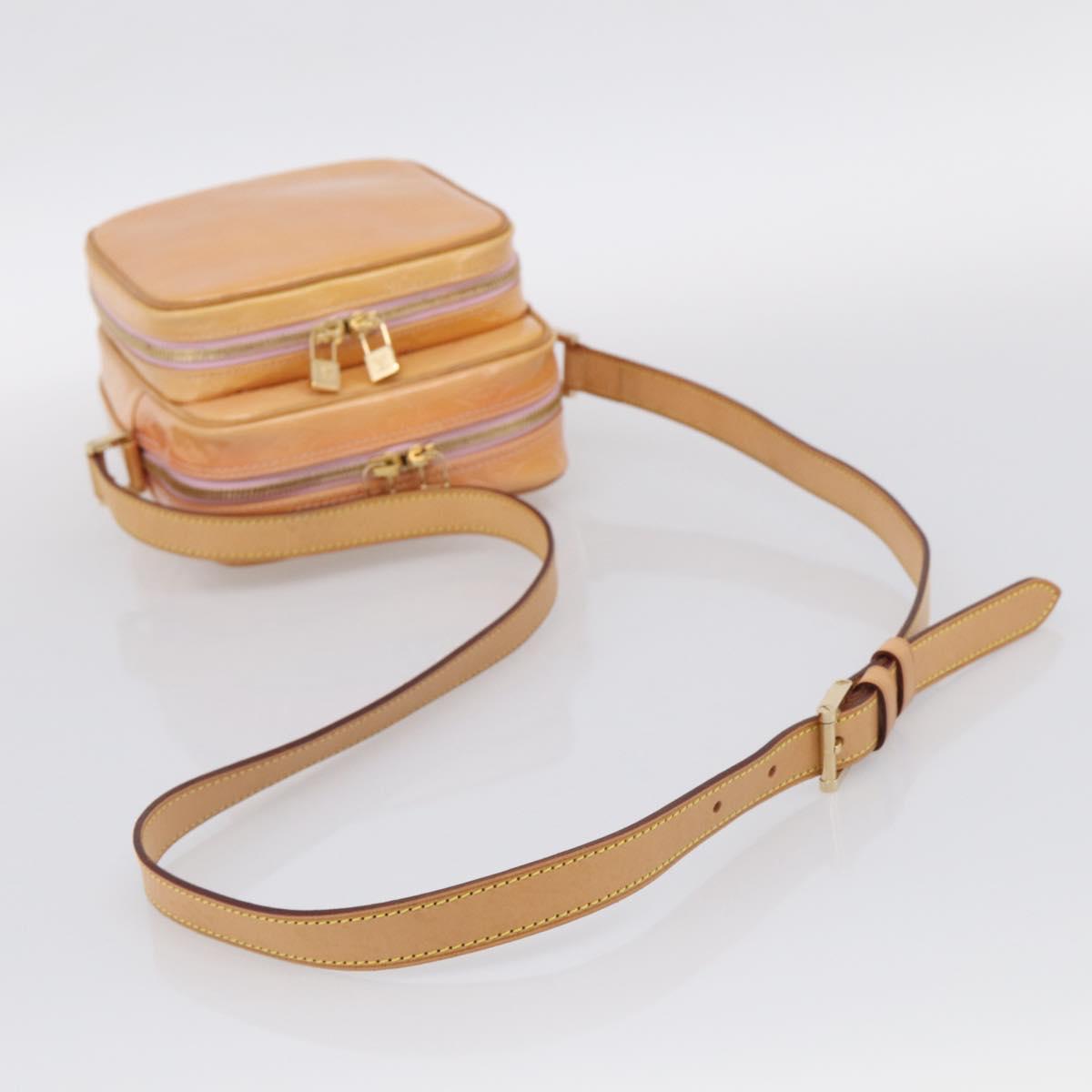 LOUIS VUITTON Monogram Vernis Shoulder Bag Marshmallow Pink M91037 Auth ep16949A