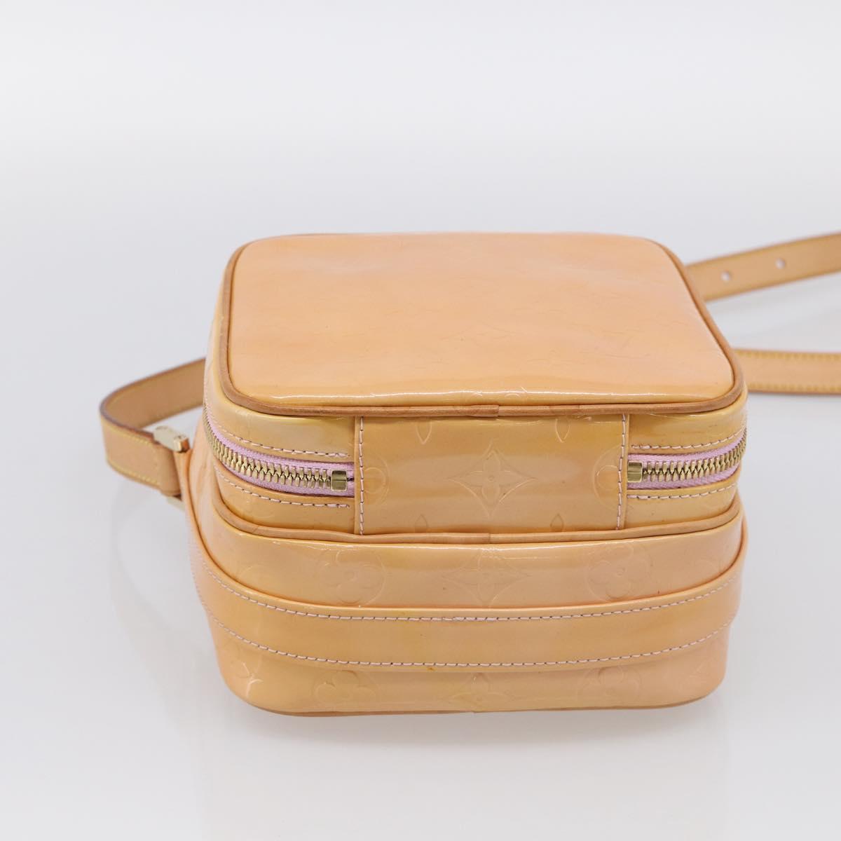 LOUIS VUITTON Monogram Vernis Shoulder Bag Marshmallow Pink M91037 Auth ep16949A