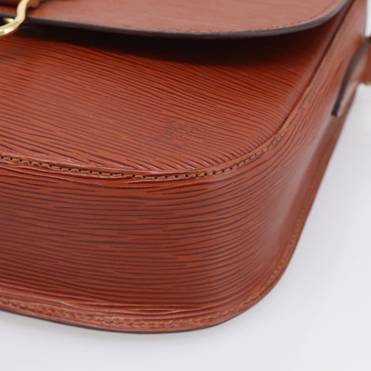 LOUIS VUITTON Epi Saint Cloud GM Shoulder Bag Brown M52193 LV Auth ep16950A