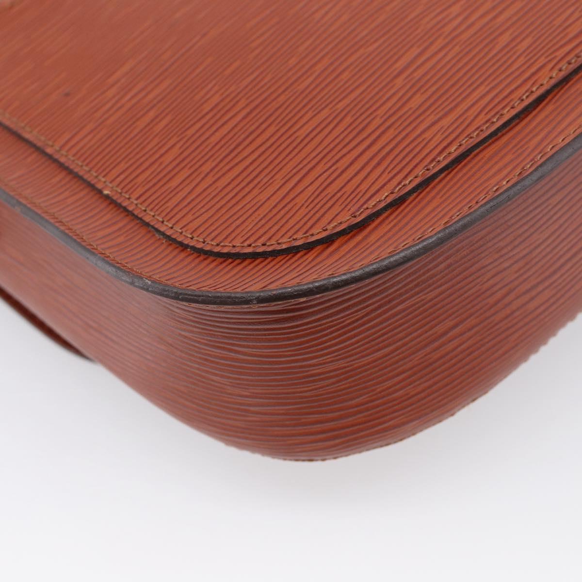 LOUIS VUITTON Epi Saint Cloud GM Shoulder Bag Brown M52193 LV Auth ep16950A