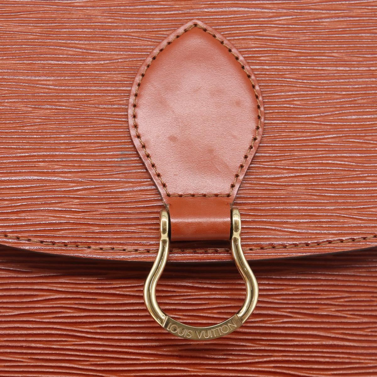 LOUIS VUITTON Epi Saint Cloud GM Shoulder Bag Brown M52193 LV Auth ep16950A