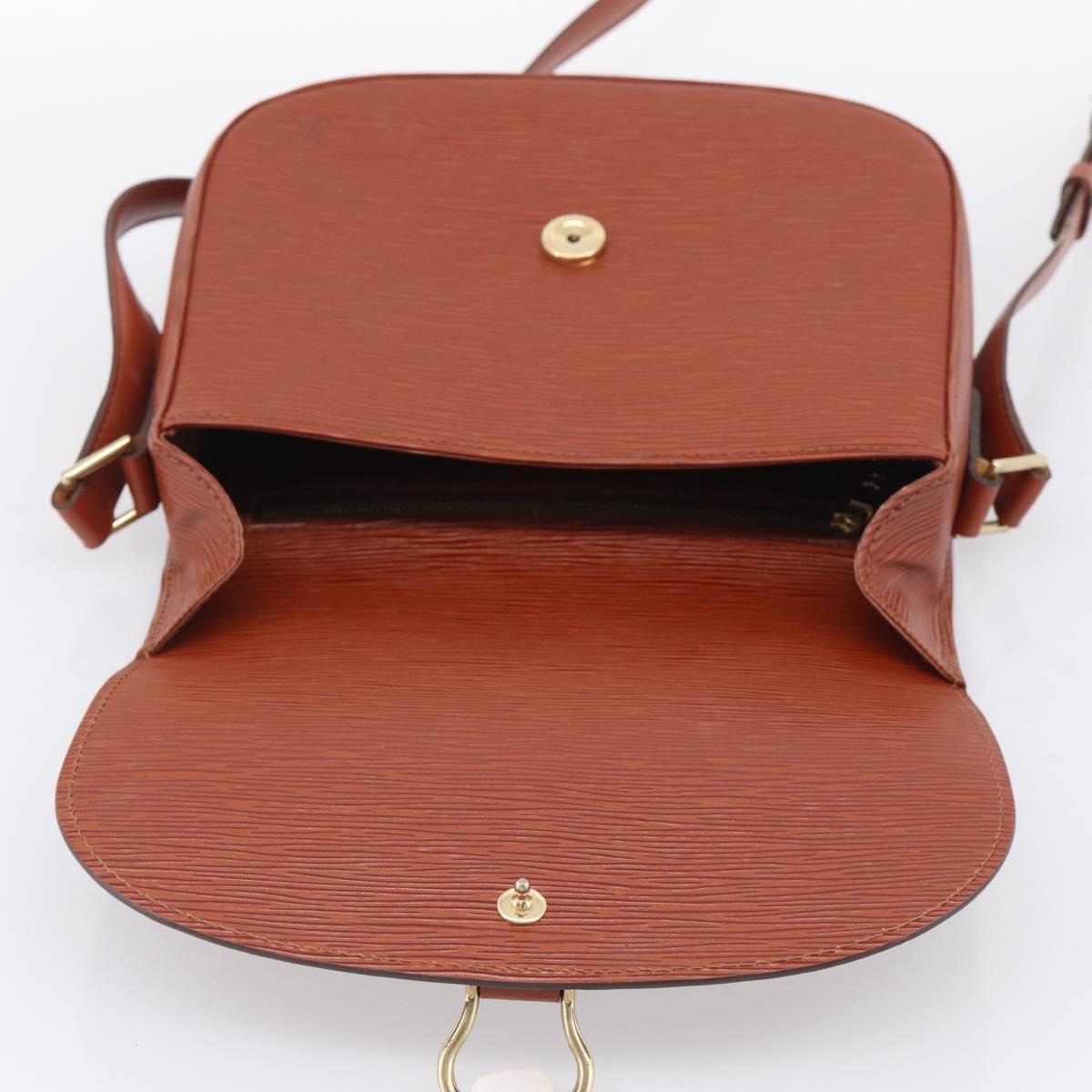 LOUIS VUITTON Epi Saint Cloud GM Shoulder Bag Brown M52193 LV Auth ep16950A