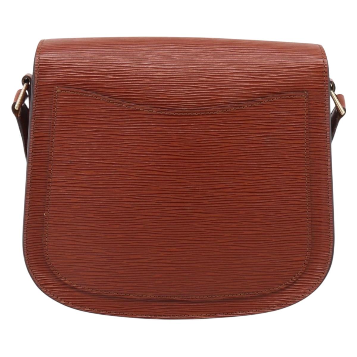 LOUIS VUITTON Epi Saint Cloud GM Shoulder Bag Brown M52193 LV Auth ep16950A