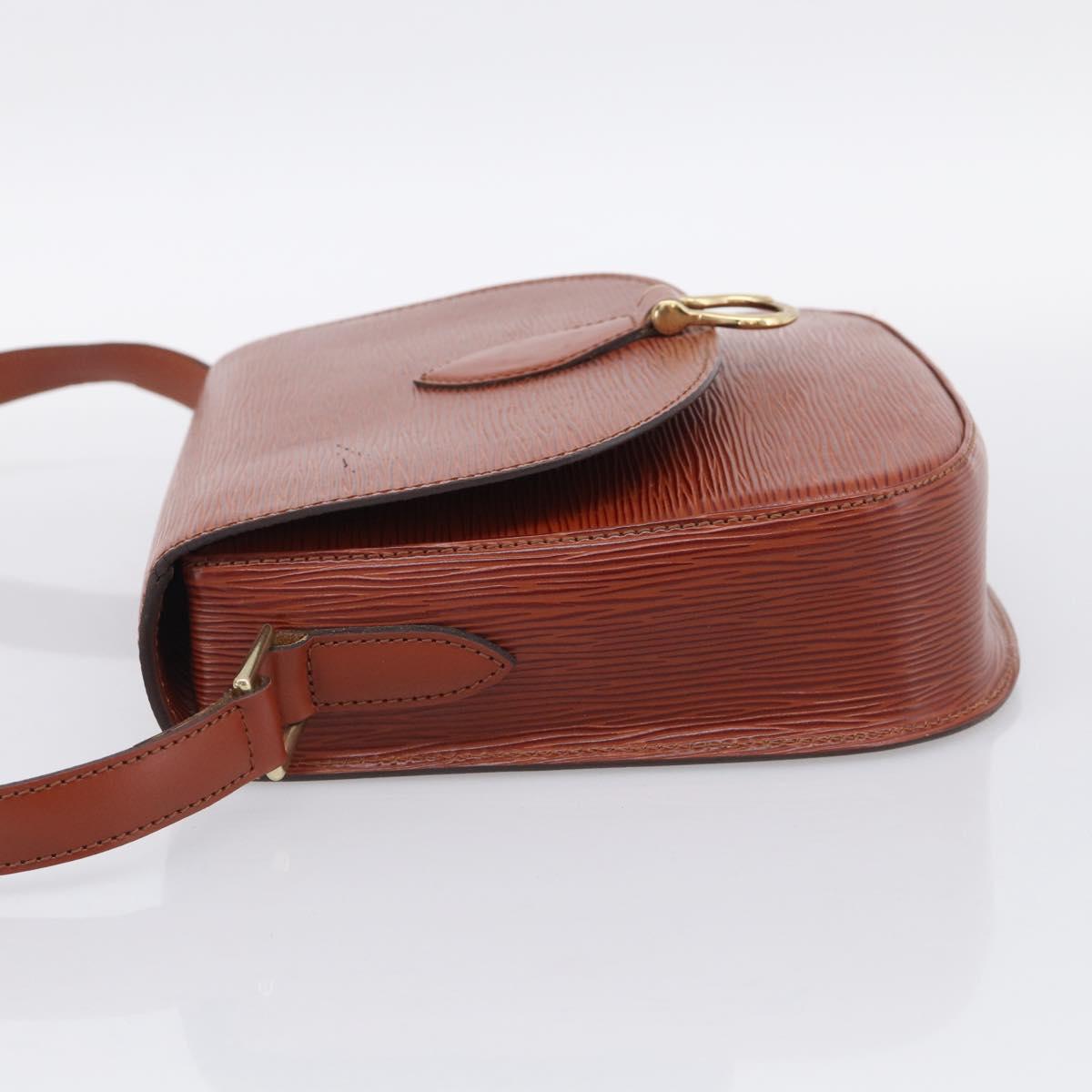 LOUIS VUITTON Epi Saint Cloud GM Shoulder Bag Brown M52193 LV Auth ep16950A