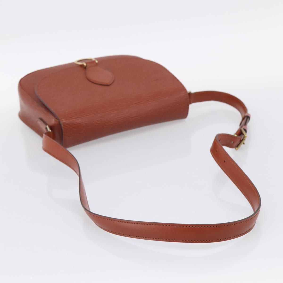 LOUIS VUITTON Epi Saint Cloud GM Shoulder Bag Brown M52193 LV Auth ep16950A