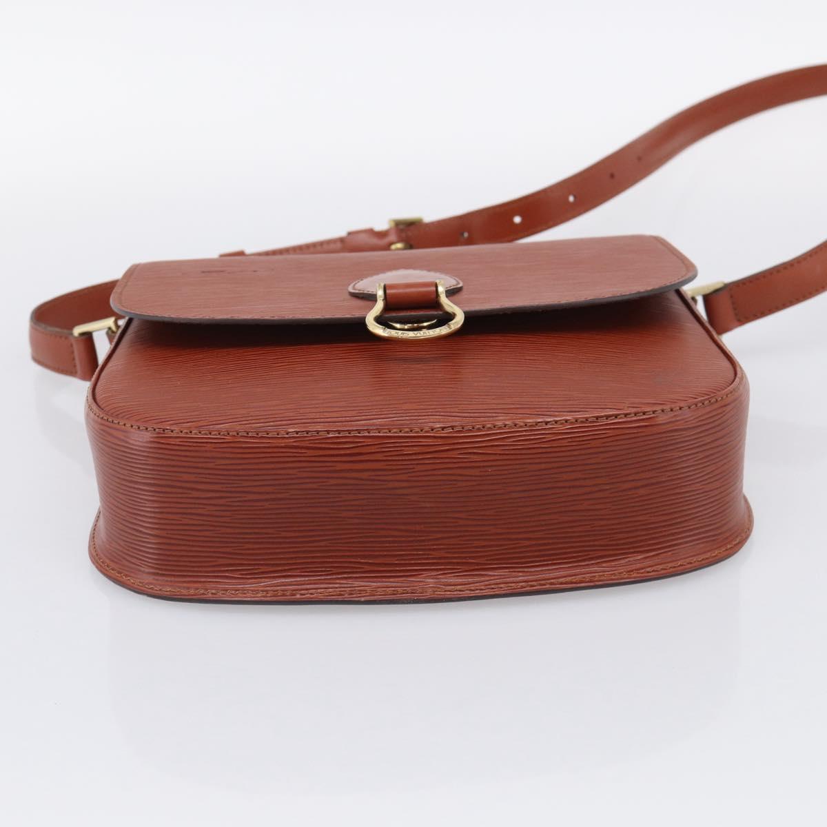 LOUIS VUITTON Epi Saint Cloud GM Shoulder Bag Brown M52193 LV Auth ep16950A