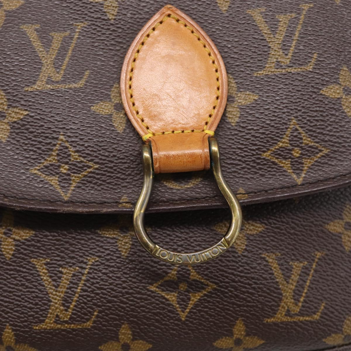 LOUIS VUITTON Monogram Saint Cloud MM Shoulder Bag M51243 LV Auth ep16953