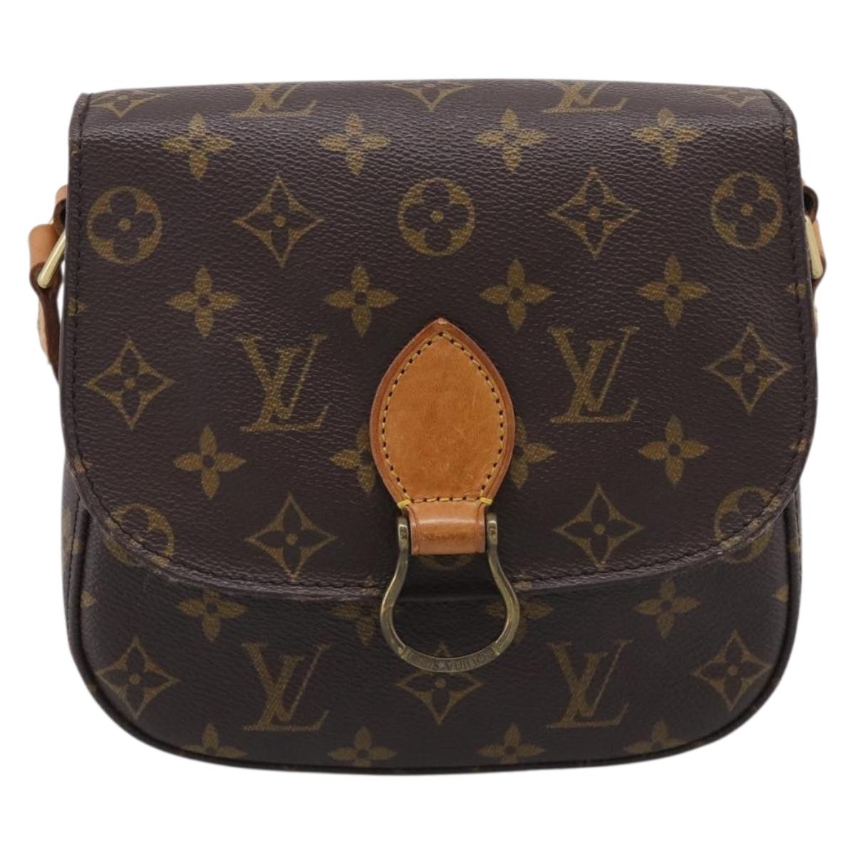 LOUIS VUITTON Monogram Saint Cloud MM Shoulder Bag M51243 LV Auth ep16953