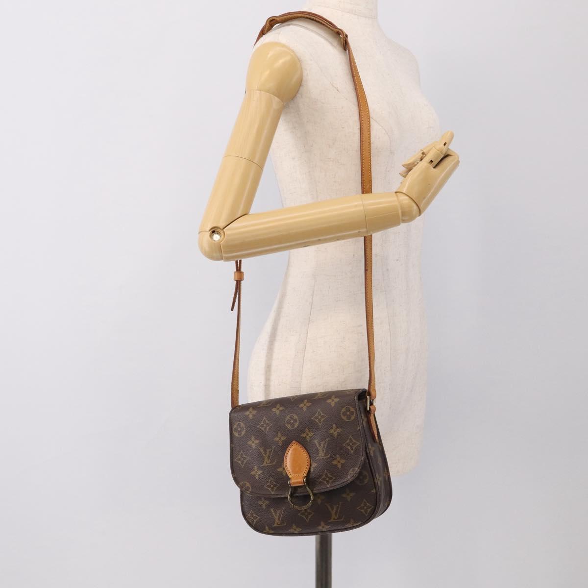 LOUIS VUITTON Monogram Saint Cloud MM Shoulder Bag M51243 LV Auth ep16953