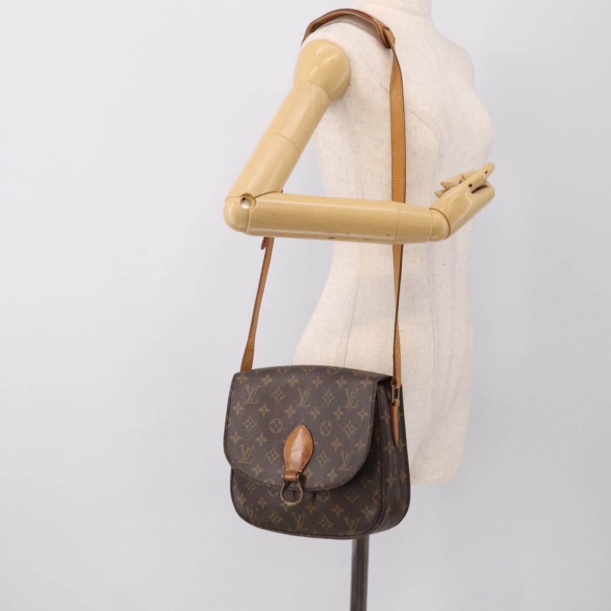 LOUIS VUITTON Monogram Saint Cloud GM Shoulder Bag M51242 LV Auth ep16954