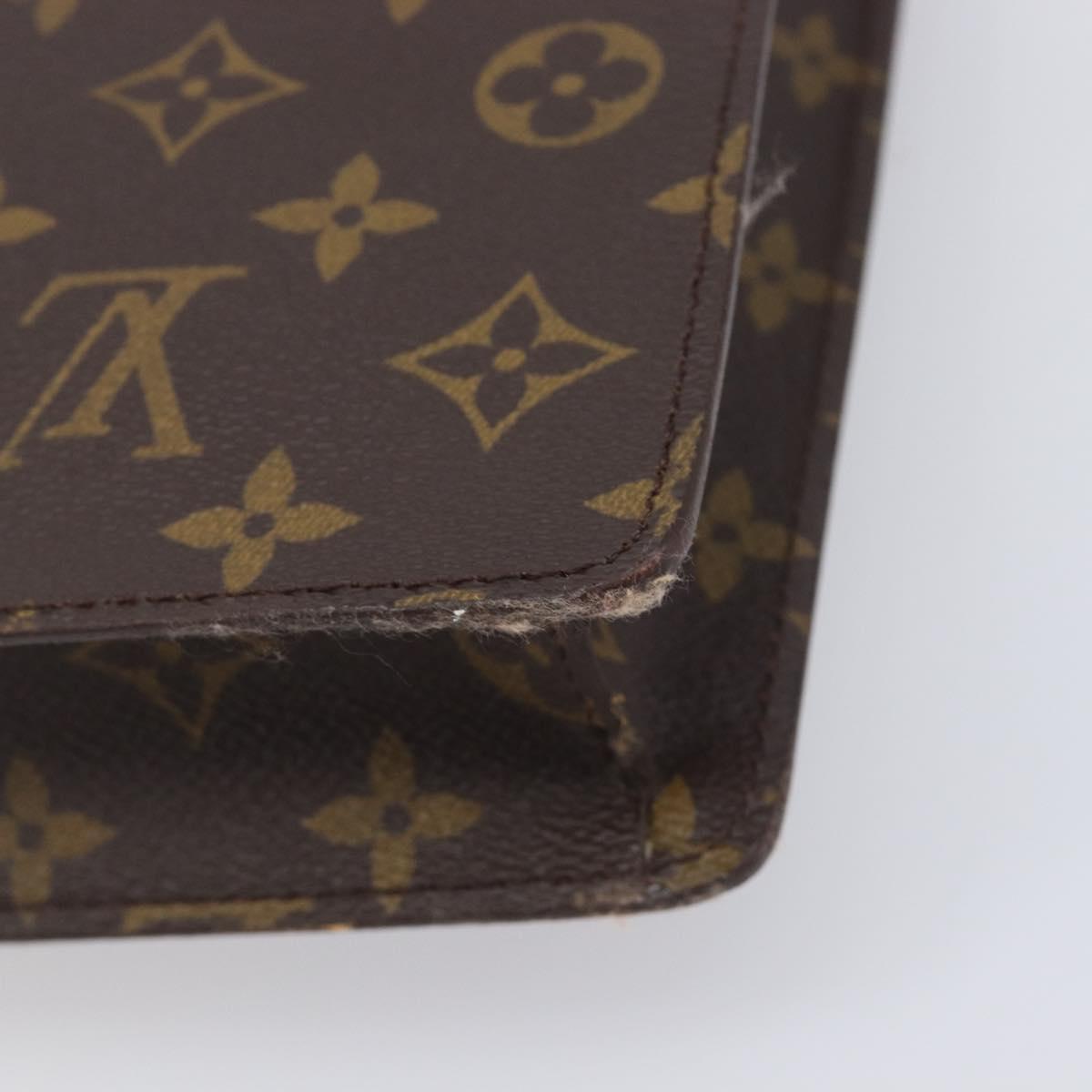 LOUIS VUITTON Monogram Porte Documents Senatur Briefcase M53335 LV Auth ep16958A