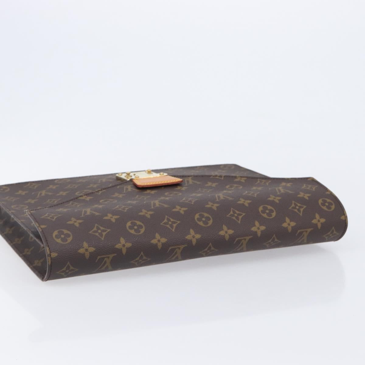 LOUIS VUITTON Monogram Porte Documents Senatur Briefcase M53335 LV Auth ep16958A