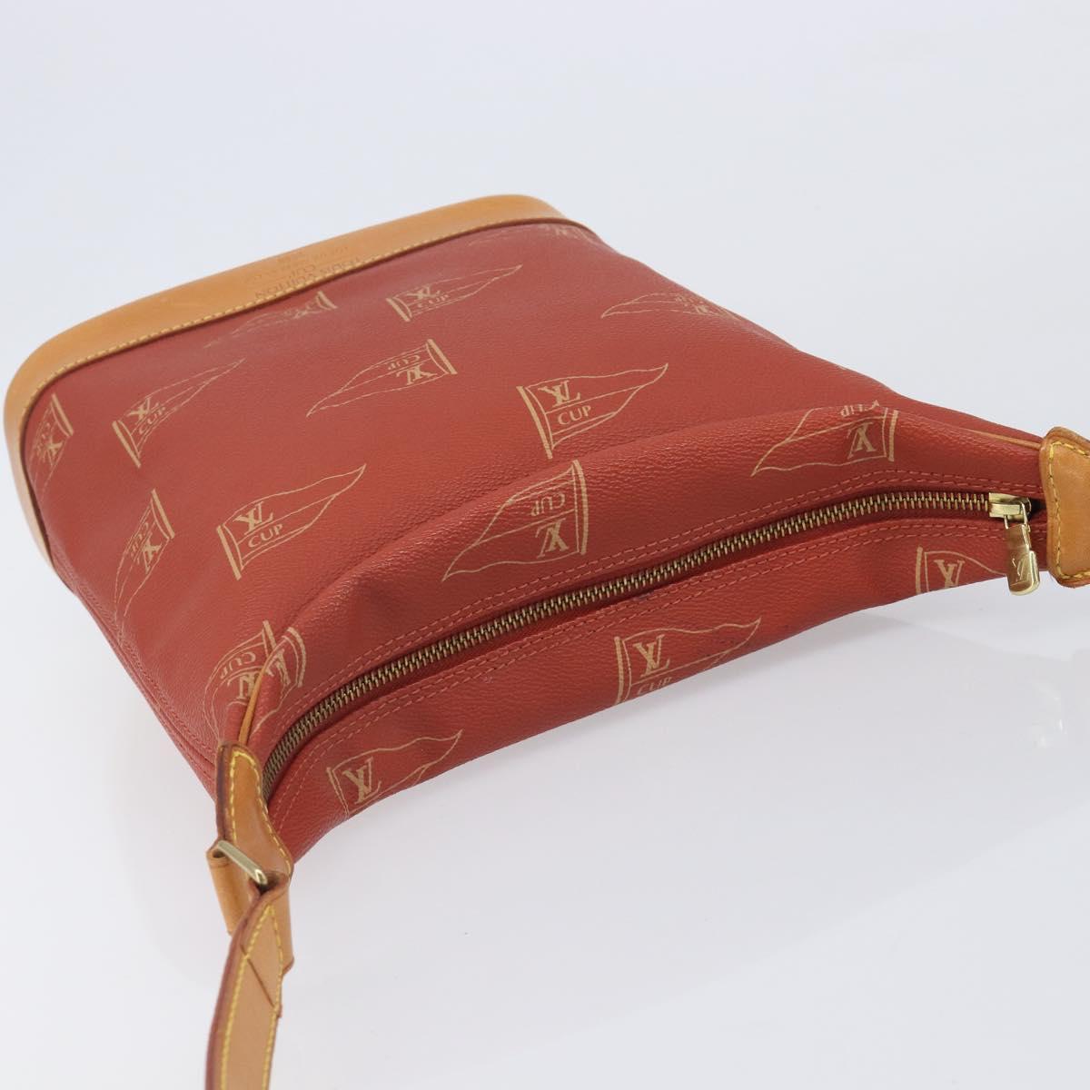 LOUIS VUITTON LV Cup Rutuke Shoulder Bag Red M80027 LV Auth ep16961A