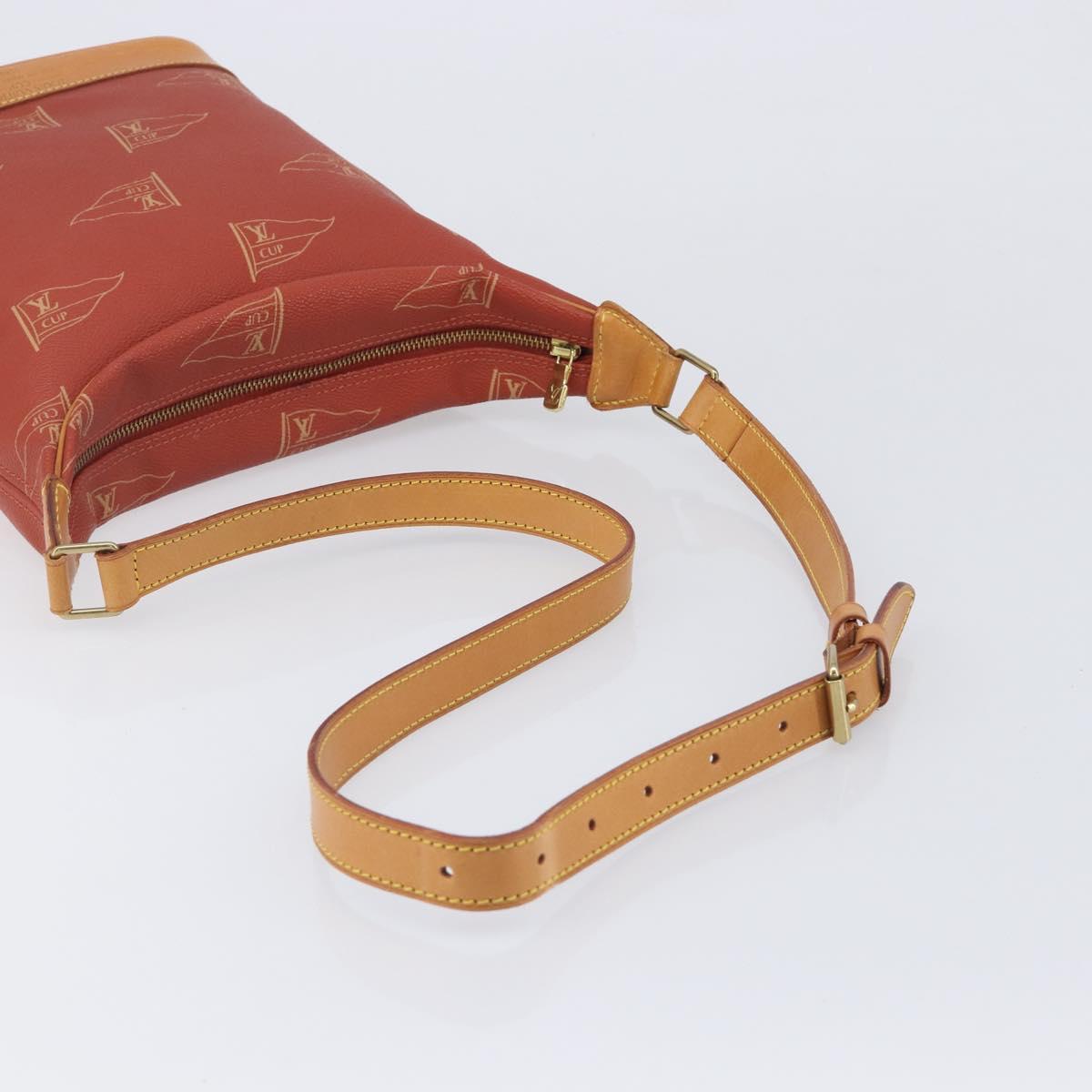 LOUIS VUITTON LV Cup Rutuke Shoulder Bag Red M80027 LV Auth ep16961A