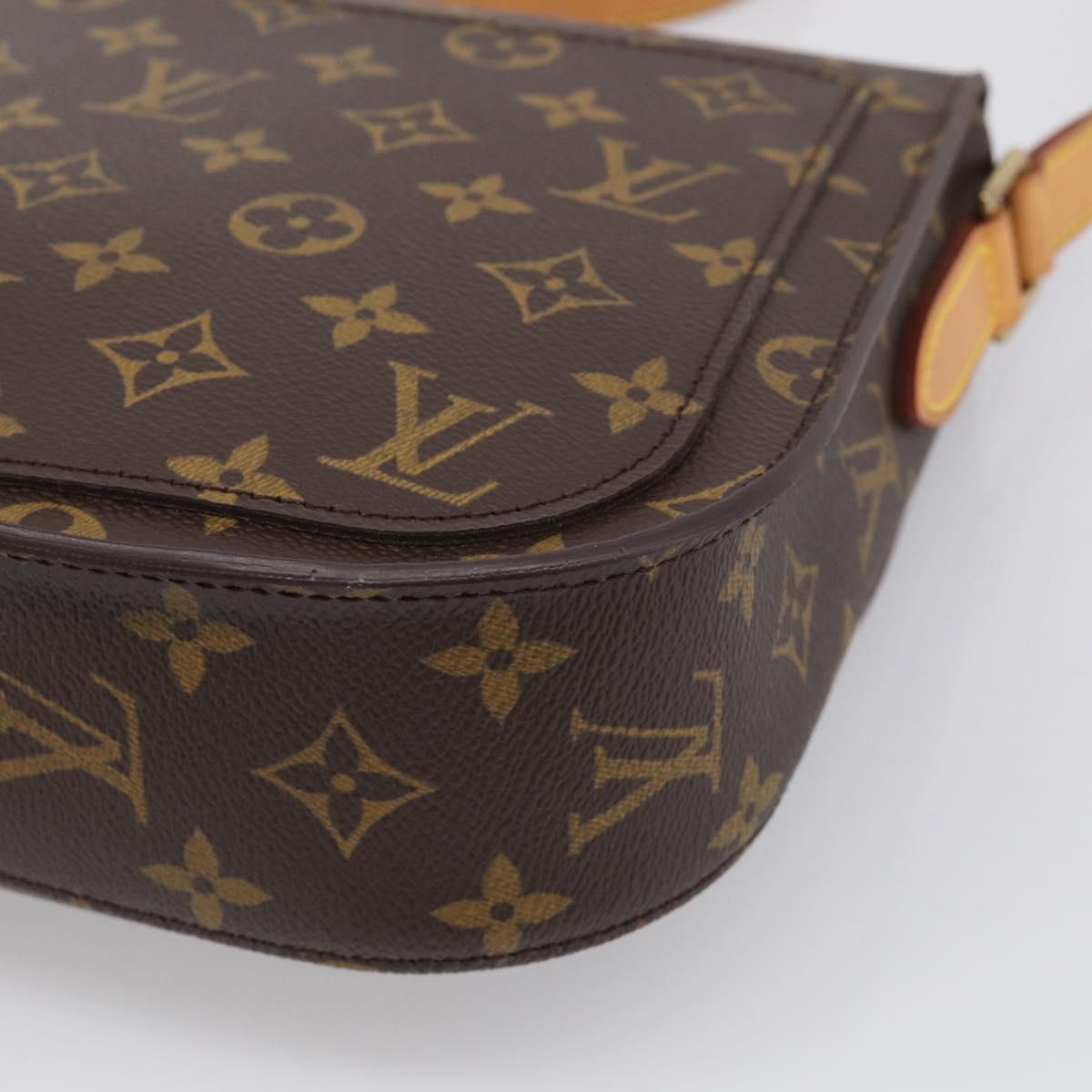 LOUIS VUITTON Monogram Saint Cloud GM Shoulder Bag M51242 LV Auth ep16965V