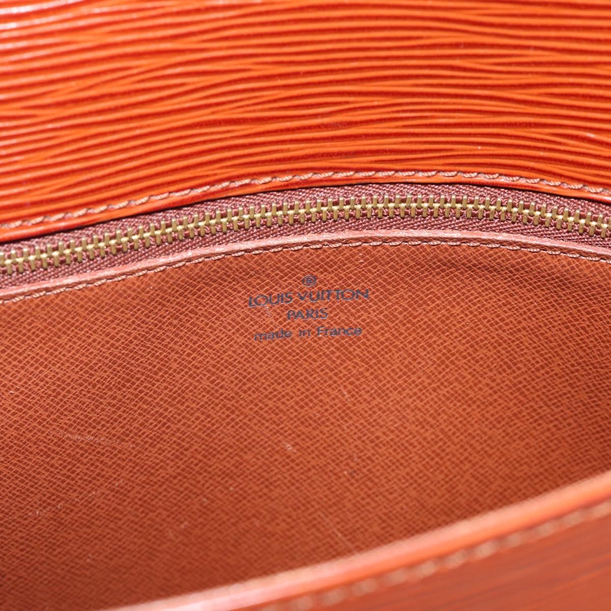 LOUIS VUITTON Epi Saint Cloud GM Shoulder Bag Brown M52193 LV Auth ep16972