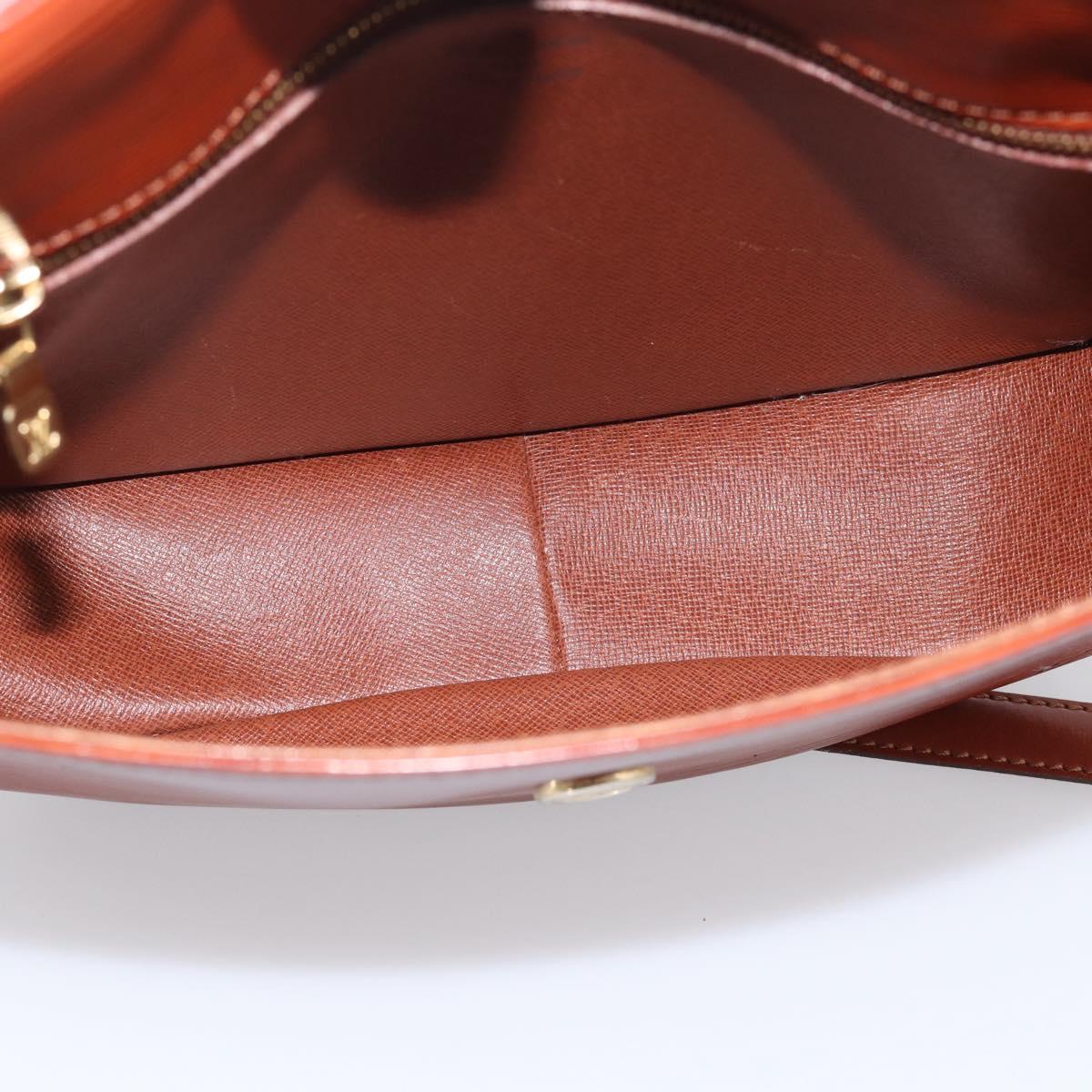 LOUIS VUITTON Epi Saint Cloud GM Shoulder Bag Brown M52193 LV Auth ep16972