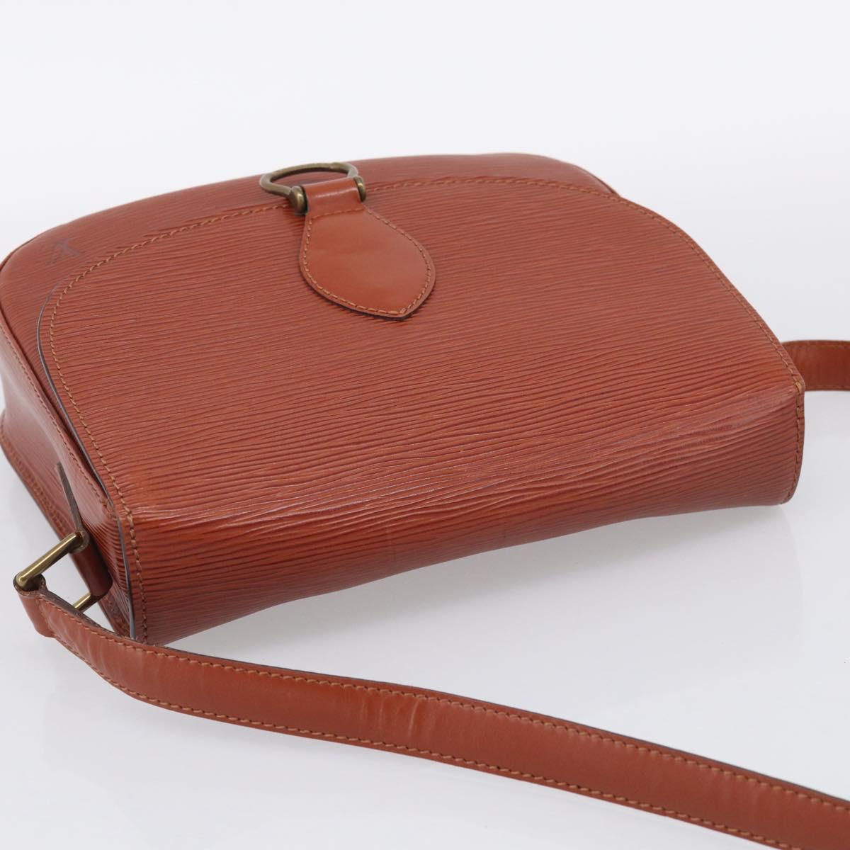 LOUIS VUITTON Epi Saint Cloud GM Shoulder Bag Brown M52193 LV Auth ep16972