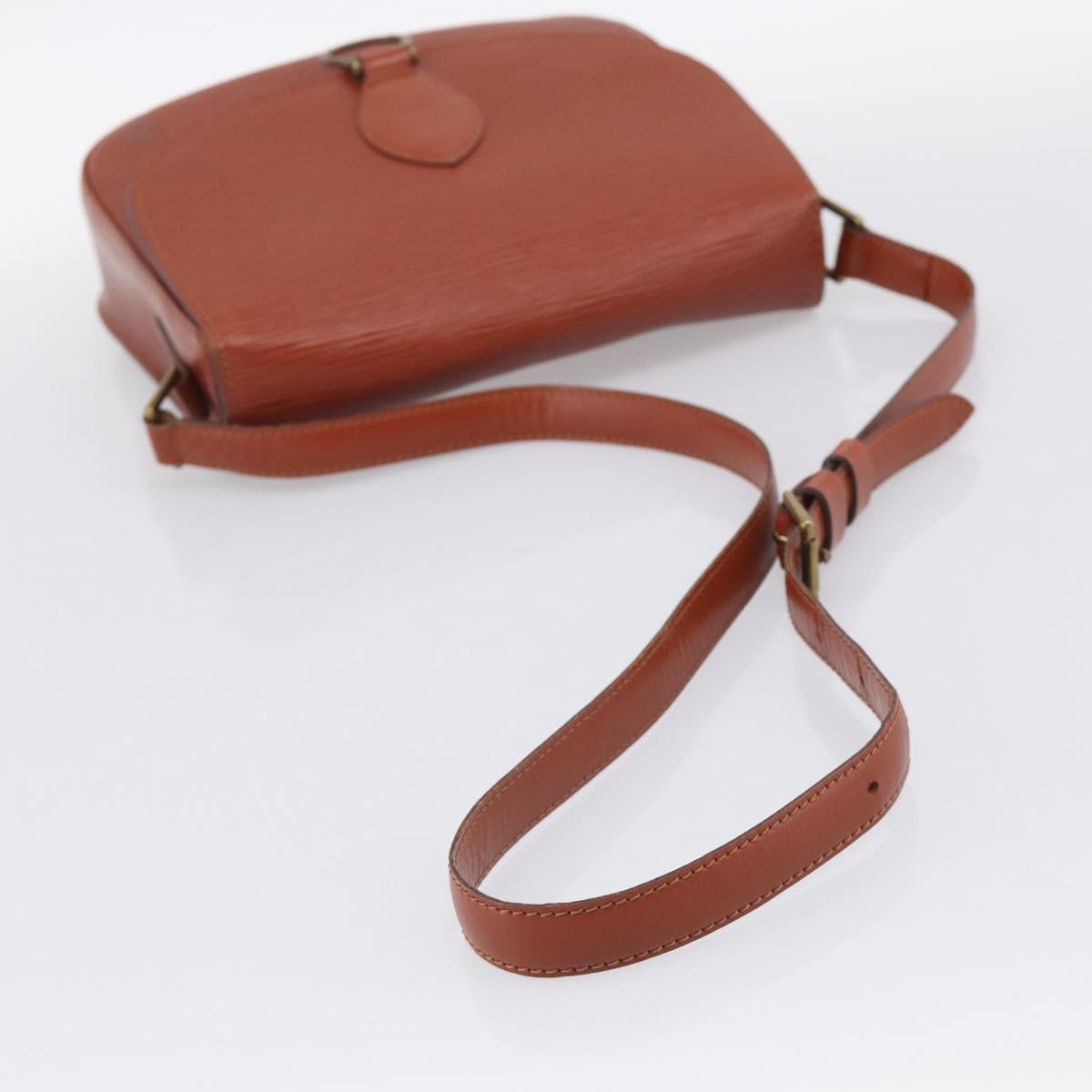 LOUIS VUITTON Epi Saint Cloud GM Shoulder Bag Brown M52193 LV Auth ep16972
