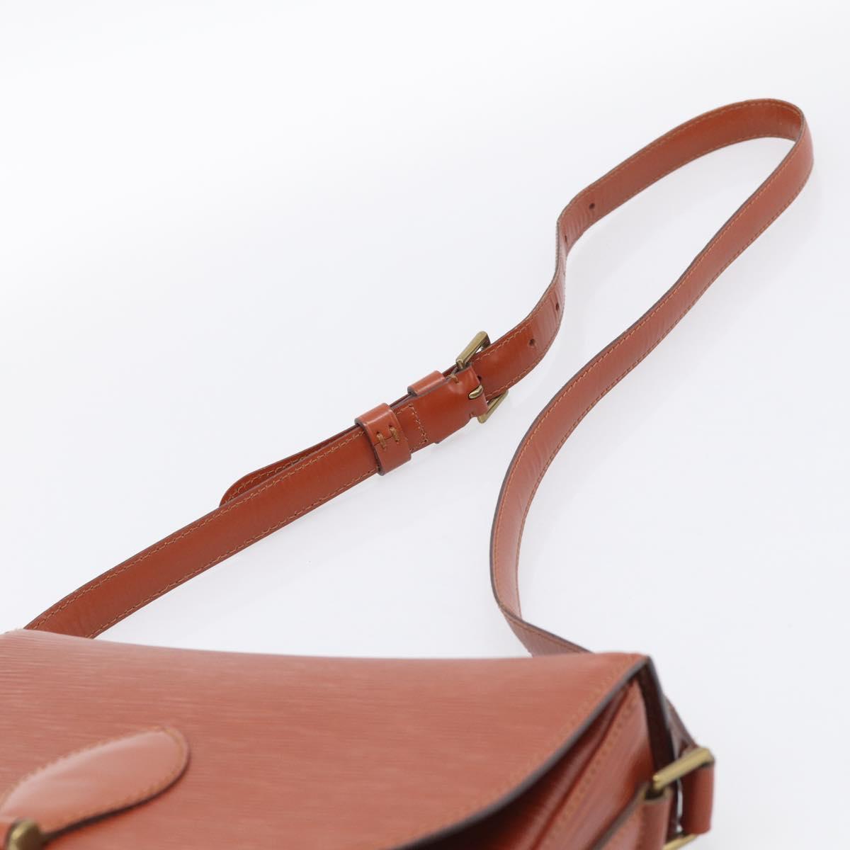 LOUIS VUITTON Epi Saint Cloud GM Shoulder Bag Brown M52193 LV Auth ep16972
