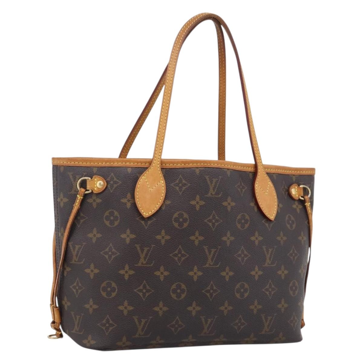 LOUIS VUITTON Monogram Neverfull PM Tote Bag M40155 LV Auth ep16973