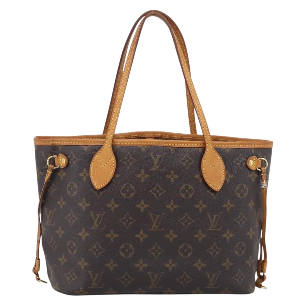 LOUIS VUITTON Monogram Neverfull PM Tote Bag M40155 LV Auth ep16973