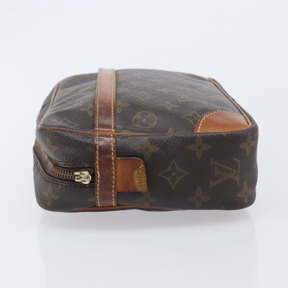 LOUIS VUITTON Monogram Compiegne 28 Clutch Bag M51845 LV Auth ep16980