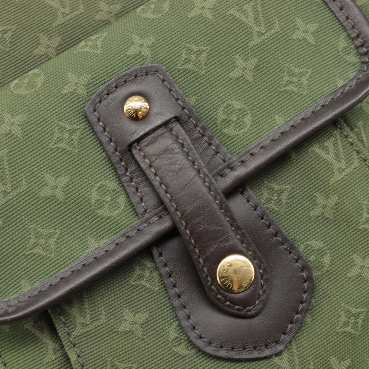 LOUIS VUITTON Monogram Mini Buzas Marie Kate TST Khaki M92322 LV Auth ep16983