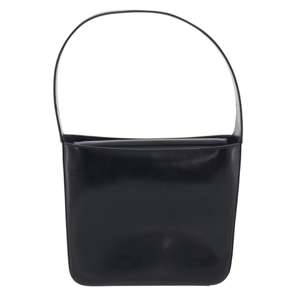 GUCCI Shoulder Bag Patent Black 000 2023 0506 Auth ep16985