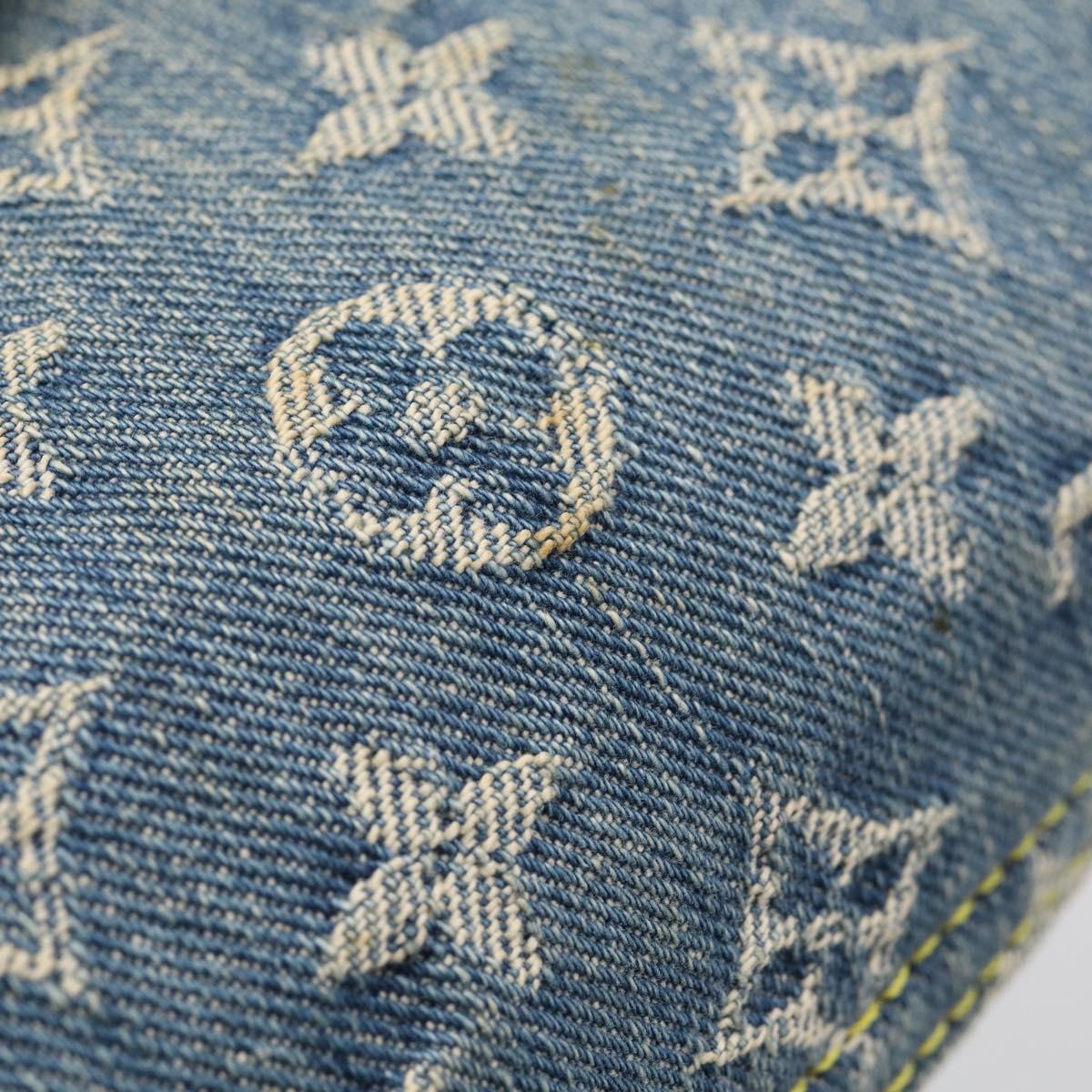 LOUIS VUITTON Monogram Denim Mini Preity Shoulder Bag Blue M95050 Auth ep16988A