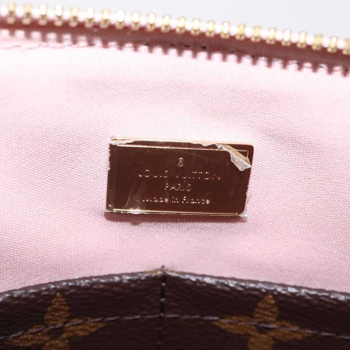 LOUIS VUITTON Tote Miroir Hand Bag Patent Rose Valerine M54639 Auth ep16989SAV