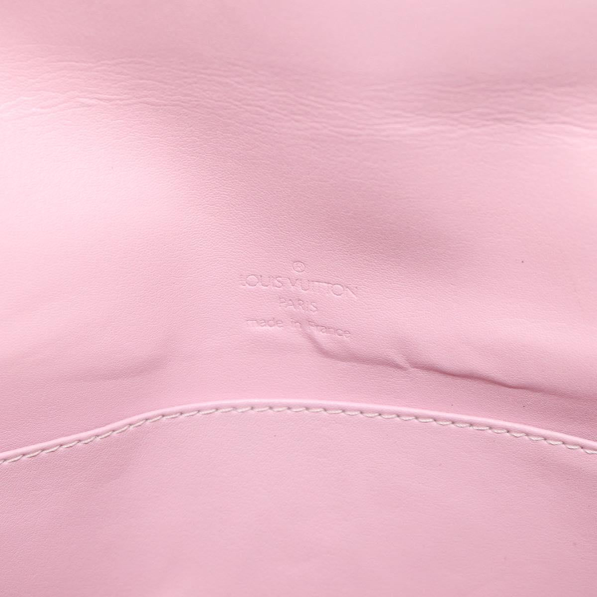 LOUIS VUITTON Monogram Vernis Thompson Street Bag Pink M91070 LV Auth ep16990