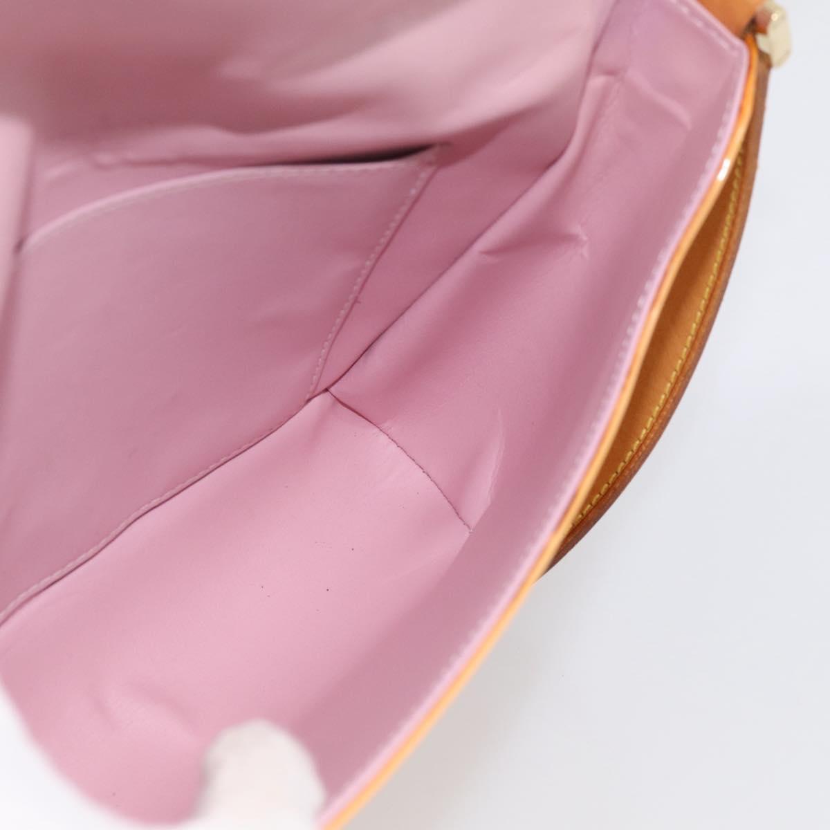 LOUIS VUITTON Monogram Vernis Thompson Street Bag Pink M91070 LV Auth ep16990
