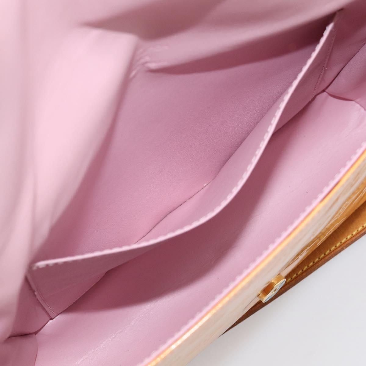 LOUIS VUITTON Monogram Vernis Thompson Street Bag Pink M91070 LV Auth ep16990
