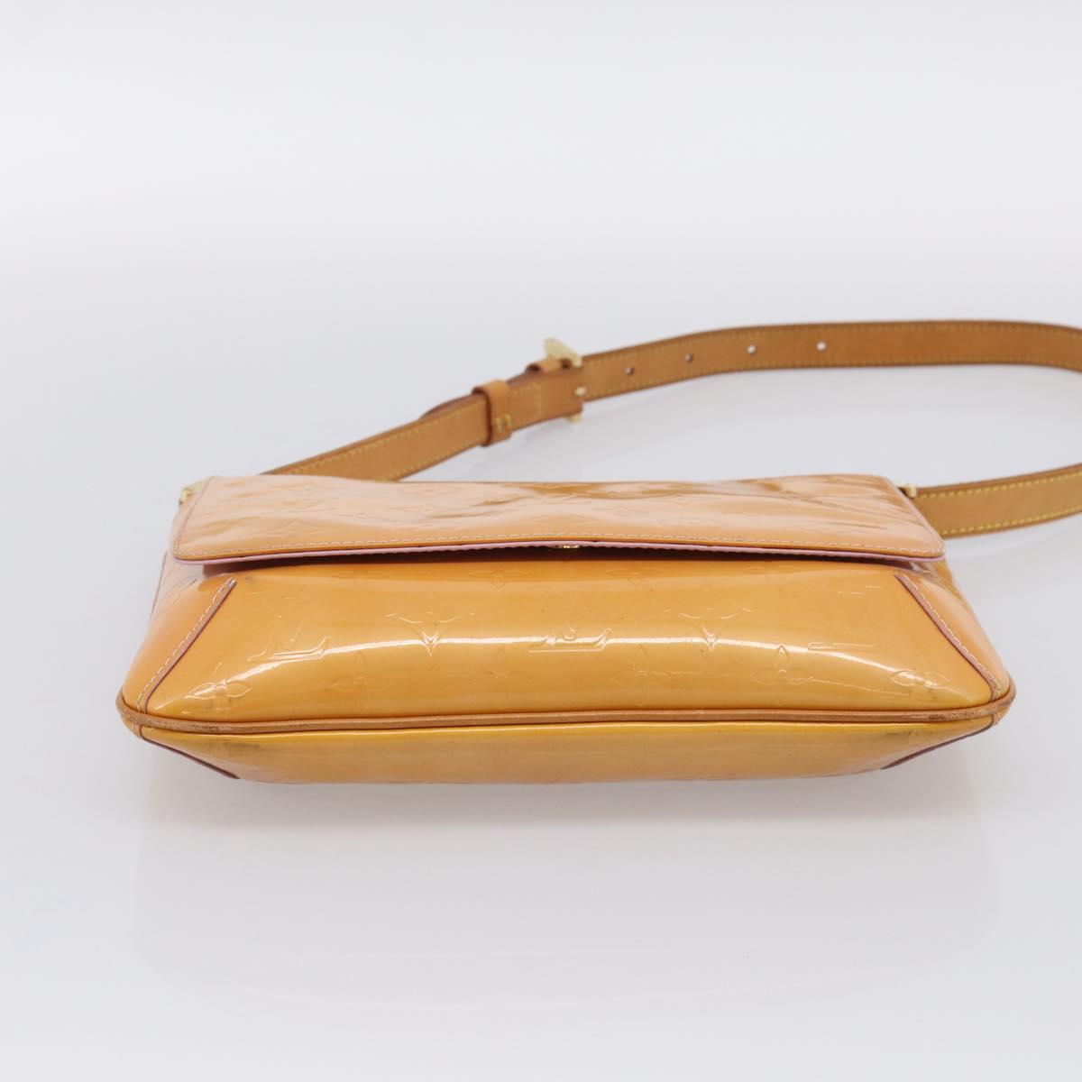 LOUIS VUITTON Monogram Vernis Thompson Street Bag Pink M91070 LV Auth ep16990