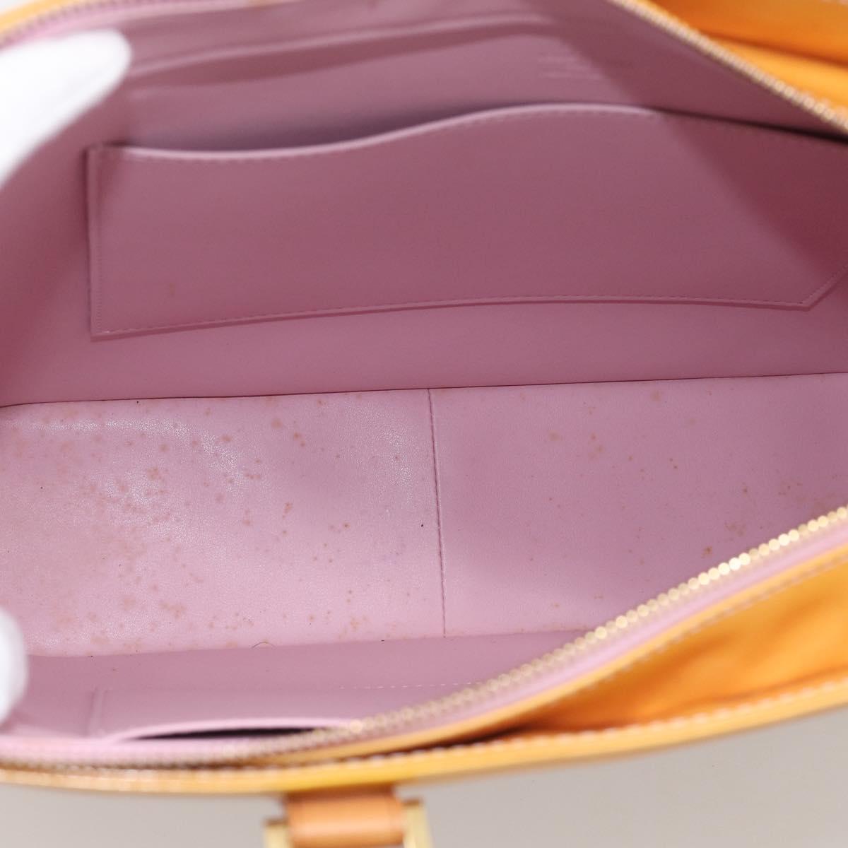 LOUIS VUITTON Monogram Vernis Columbus Bag Marshmallow Pink M91032 Auth ep16996