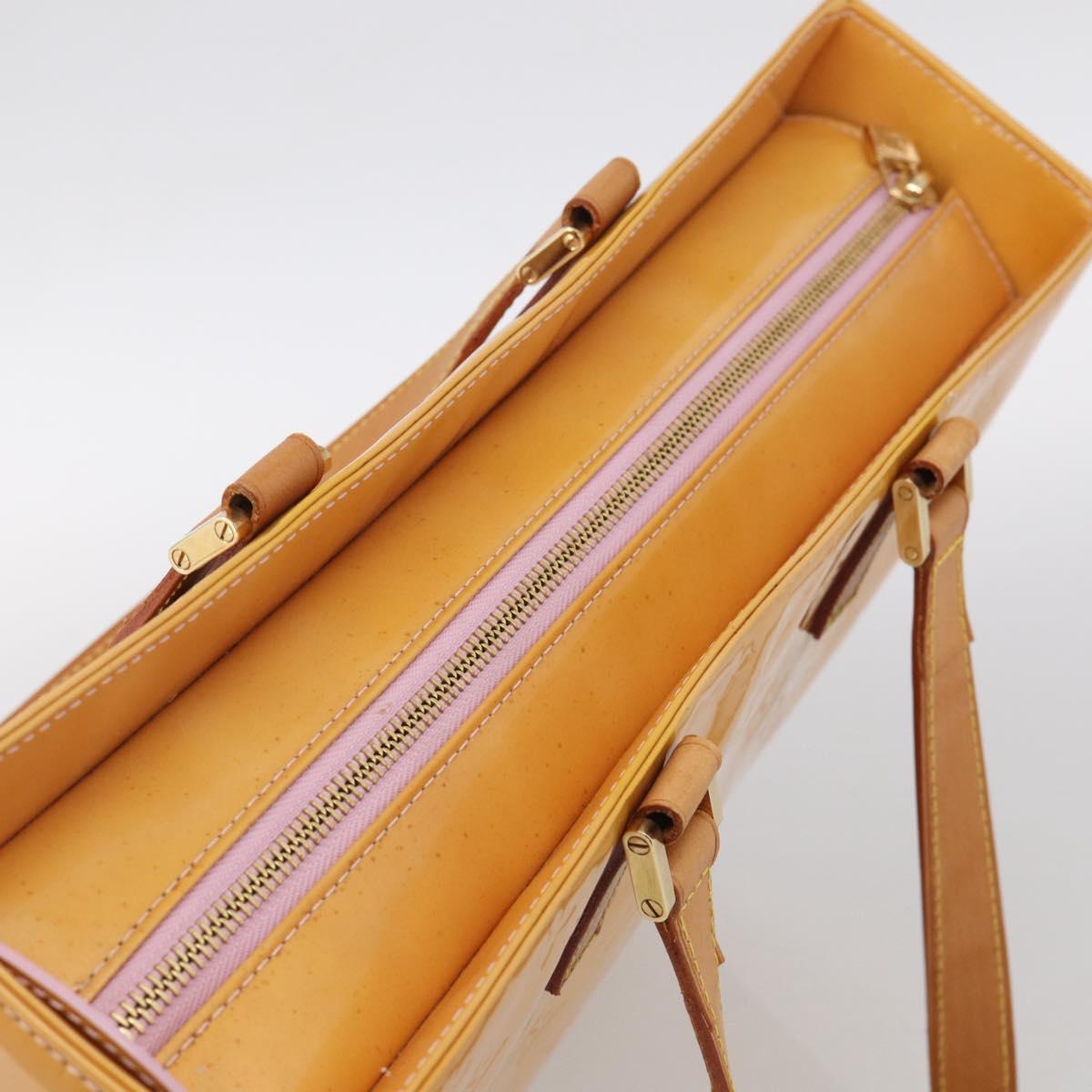LOUIS VUITTON Monogram Vernis Columbus Bag Marshmallow Pink M91032 Auth ep16996
