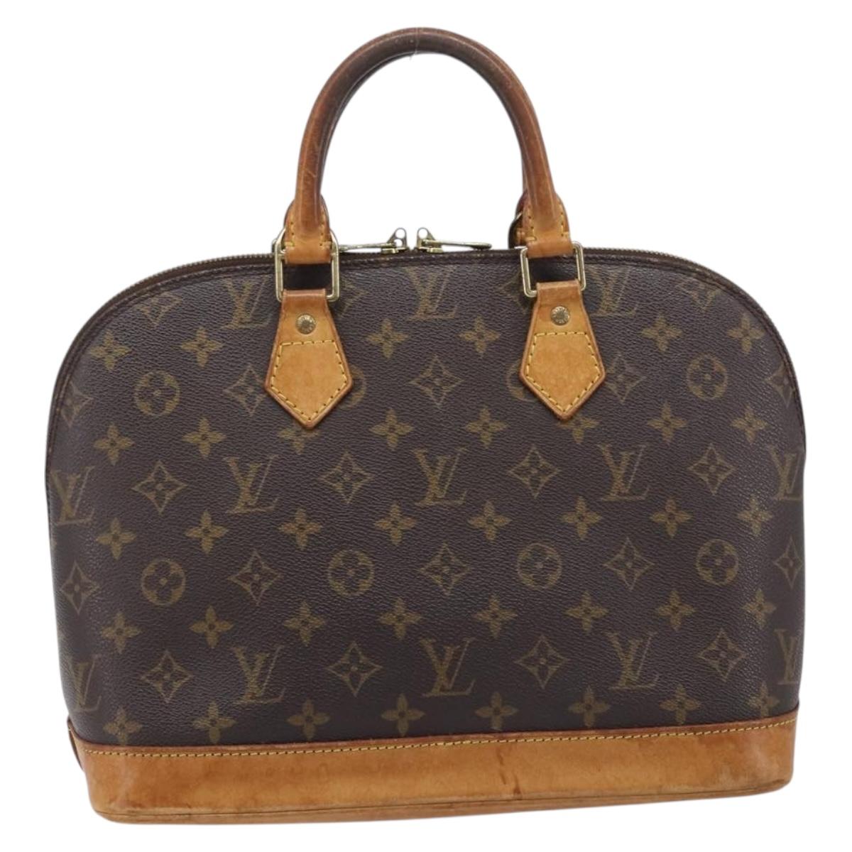 LOUIS VUITTON Monogram Alma Hand Bag M51130 LV Auth ep16999