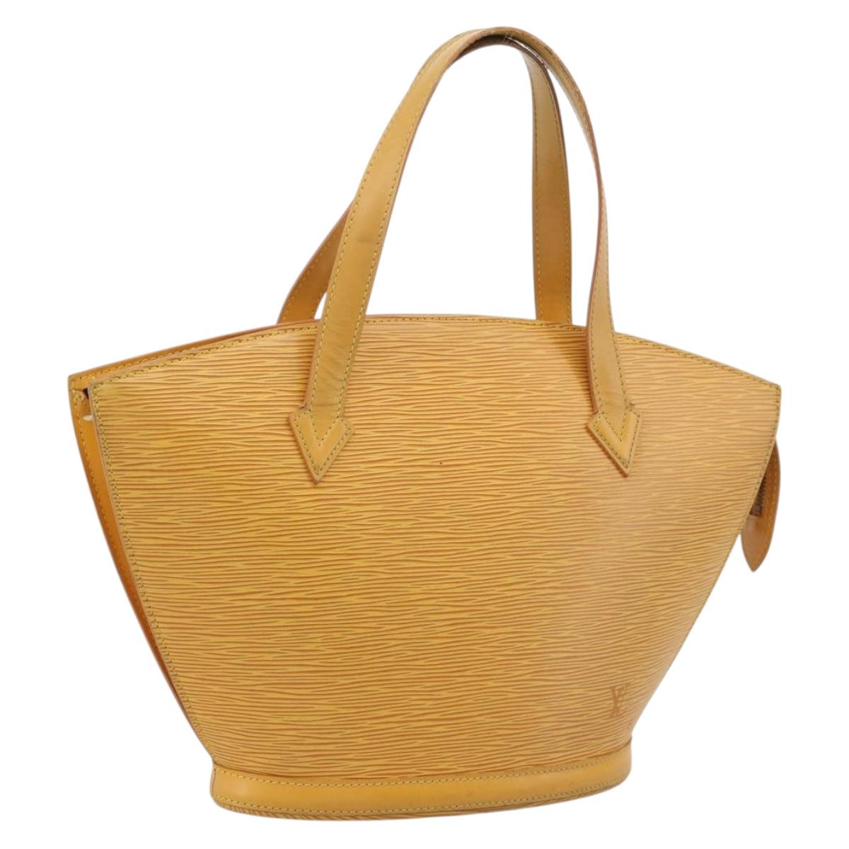 LOUIS VUITTON Epi Saint Jacques Shopping Shoulder Bag Yellow M52269 Auth ep17001