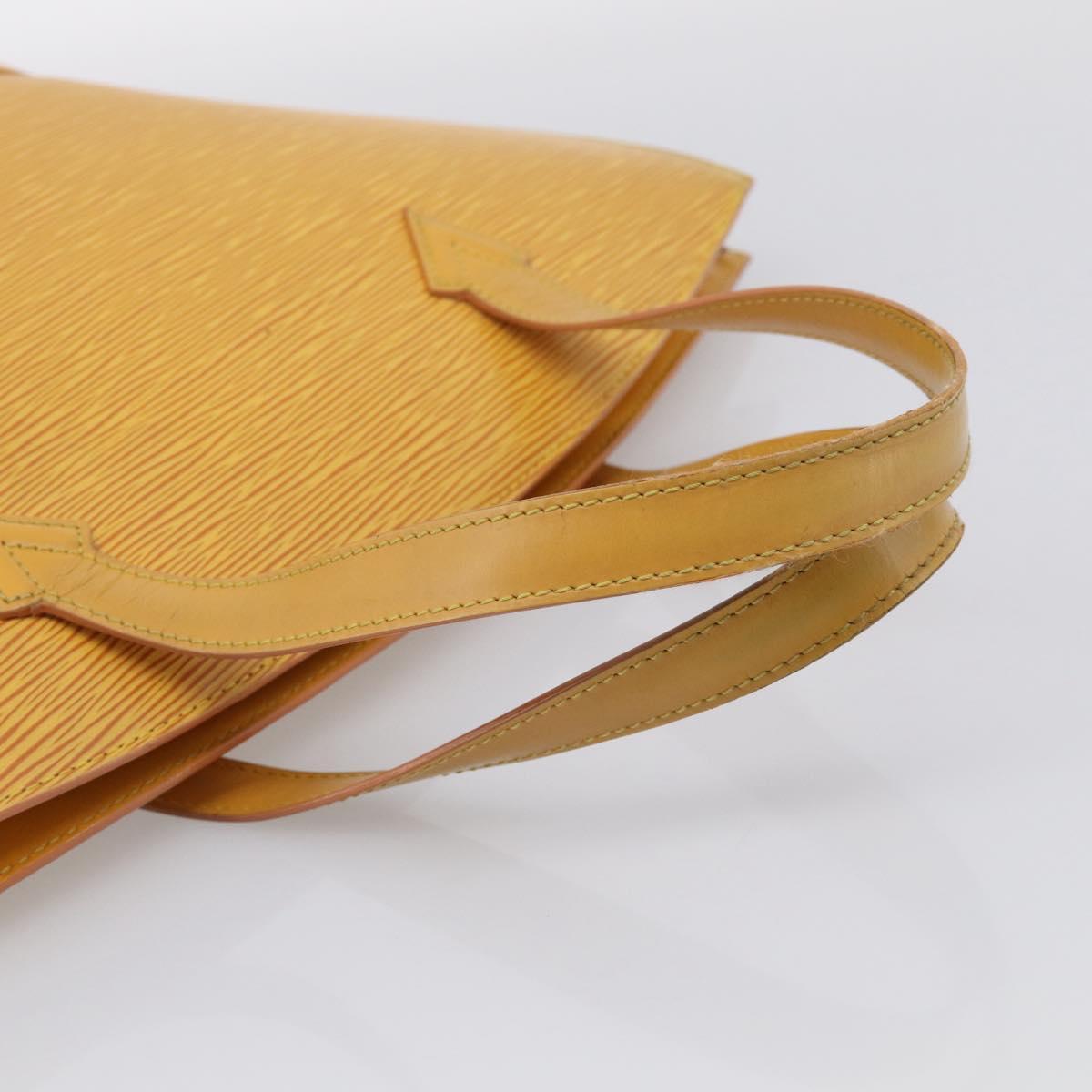LOUIS VUITTON Epi Saint Jacques Shopping Shoulder Bag Yellow M52269 Auth ep17001