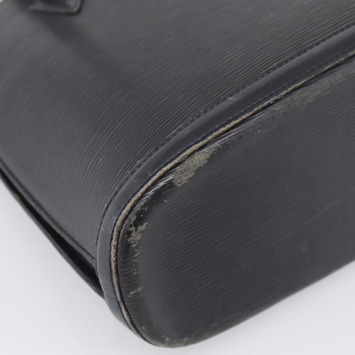 LOUIS VUITTON Epi Lussac Shoulder Bag Black M52282 LV Auth ep17008