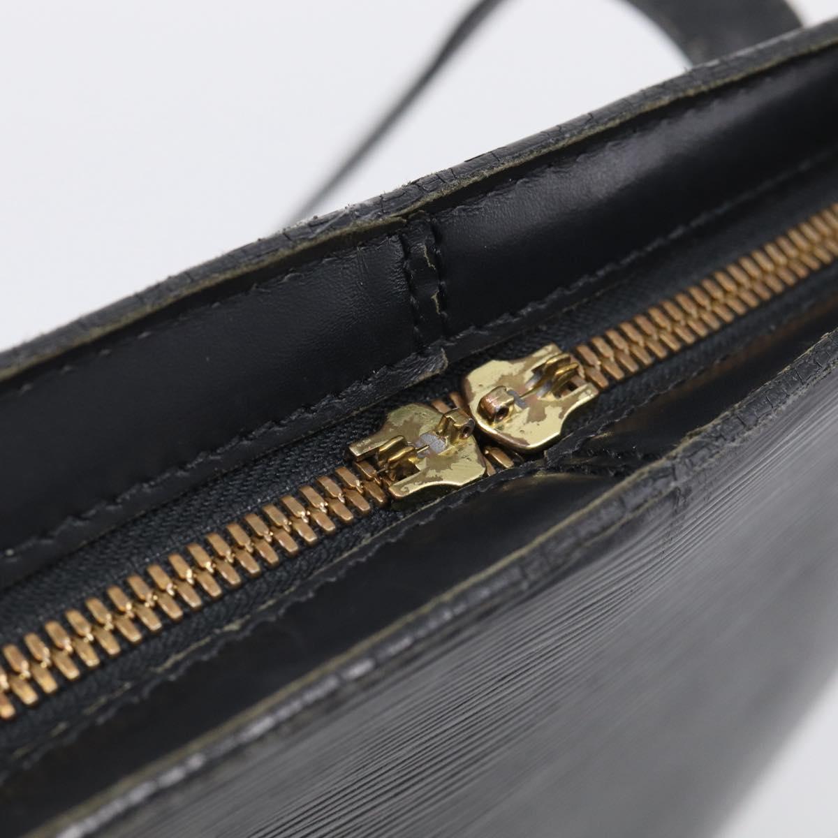 LOUIS VUITTON Epi Lussac Shoulder Bag Black M52282 LV Auth ep17008