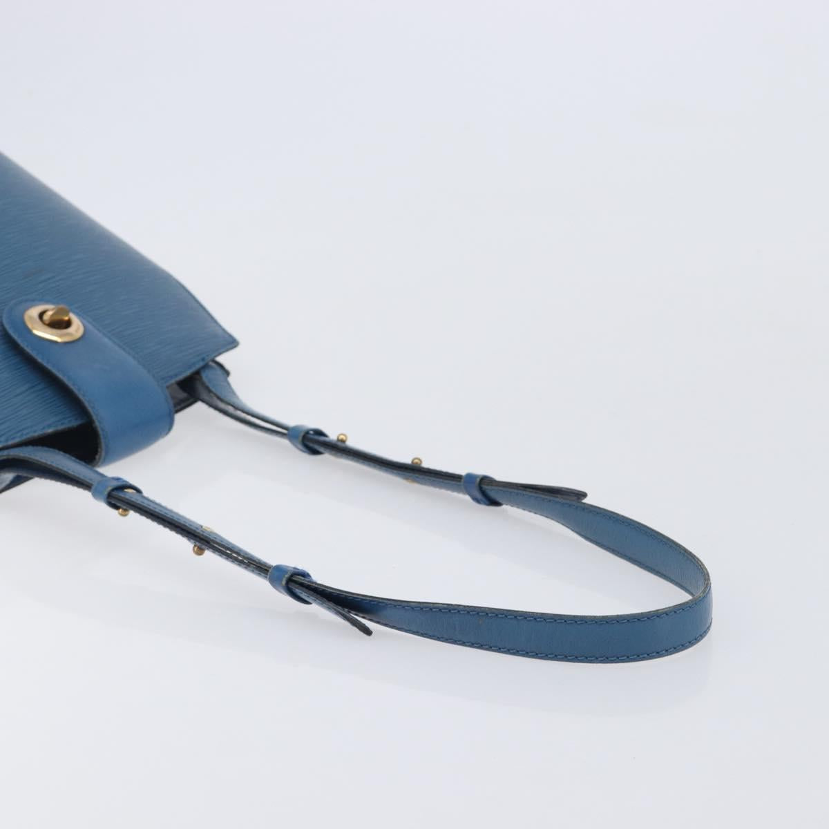 LOUIS VUITTON Epi Cluny Shoulder Bag Blue M52255 LV Auth ep17014