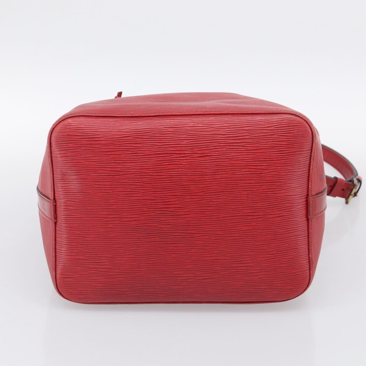 LOUIS VUITTON Epi Petit Noe Shoulder Bag Red M44107 LV Auth ep17015