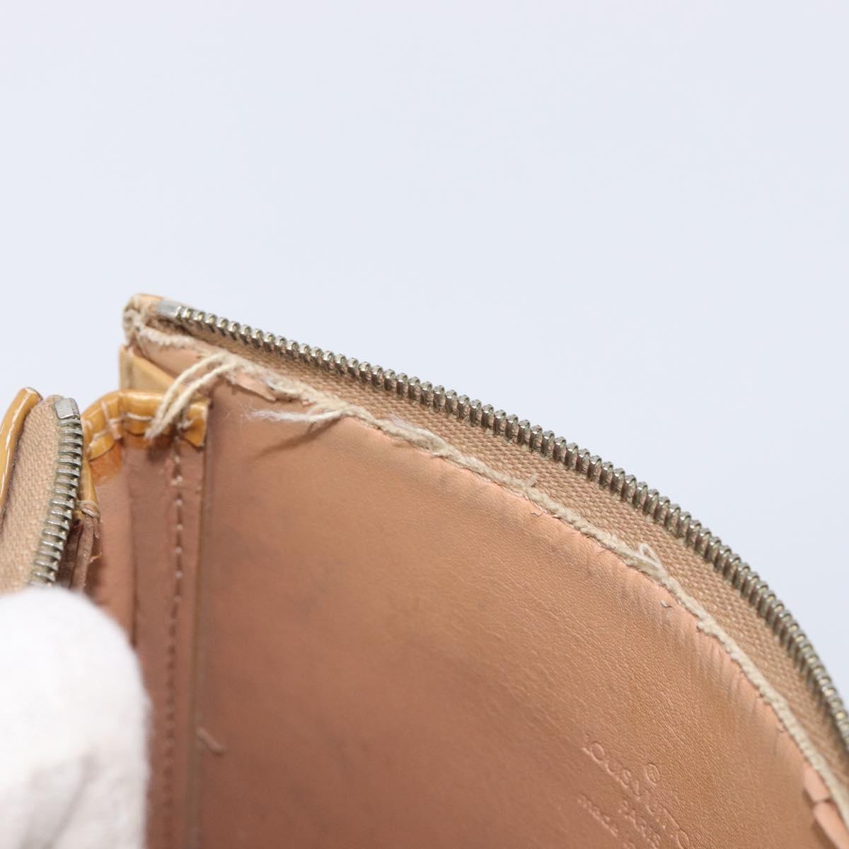 LOUIS VUITTON Monogram Vernis Motto Shoulder Bag Noisette M91136 LV Auth ep17016