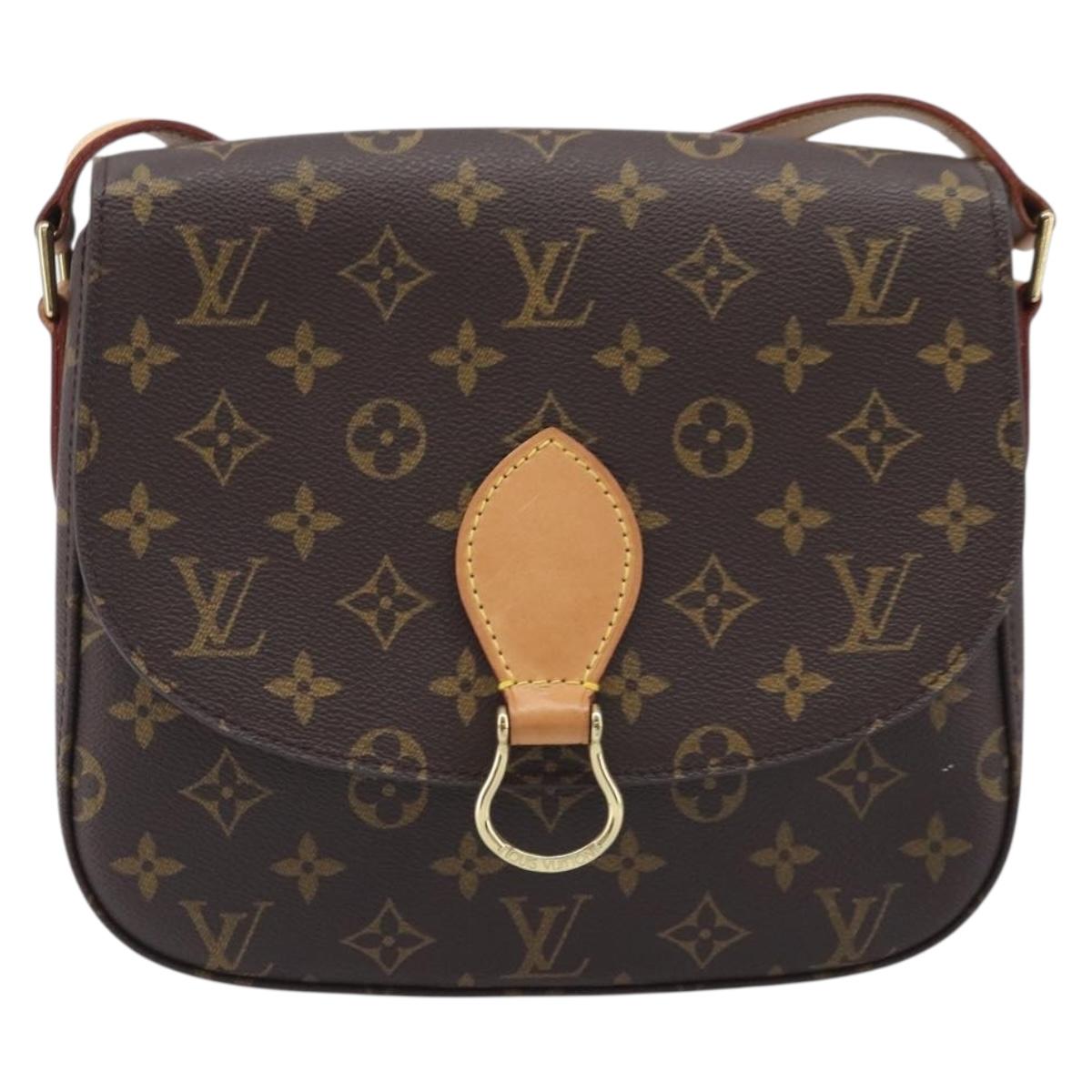 LOUIS VUITTON Monogram Saint Cloud GM Shoulder Bag M51242 LV Auth ep17017A