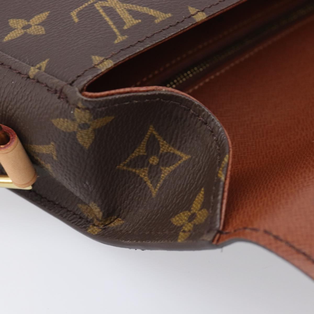 LOUIS VUITTON Monogram Saint Cloud GM Shoulder Bag M51242 LV Auth ep17017A