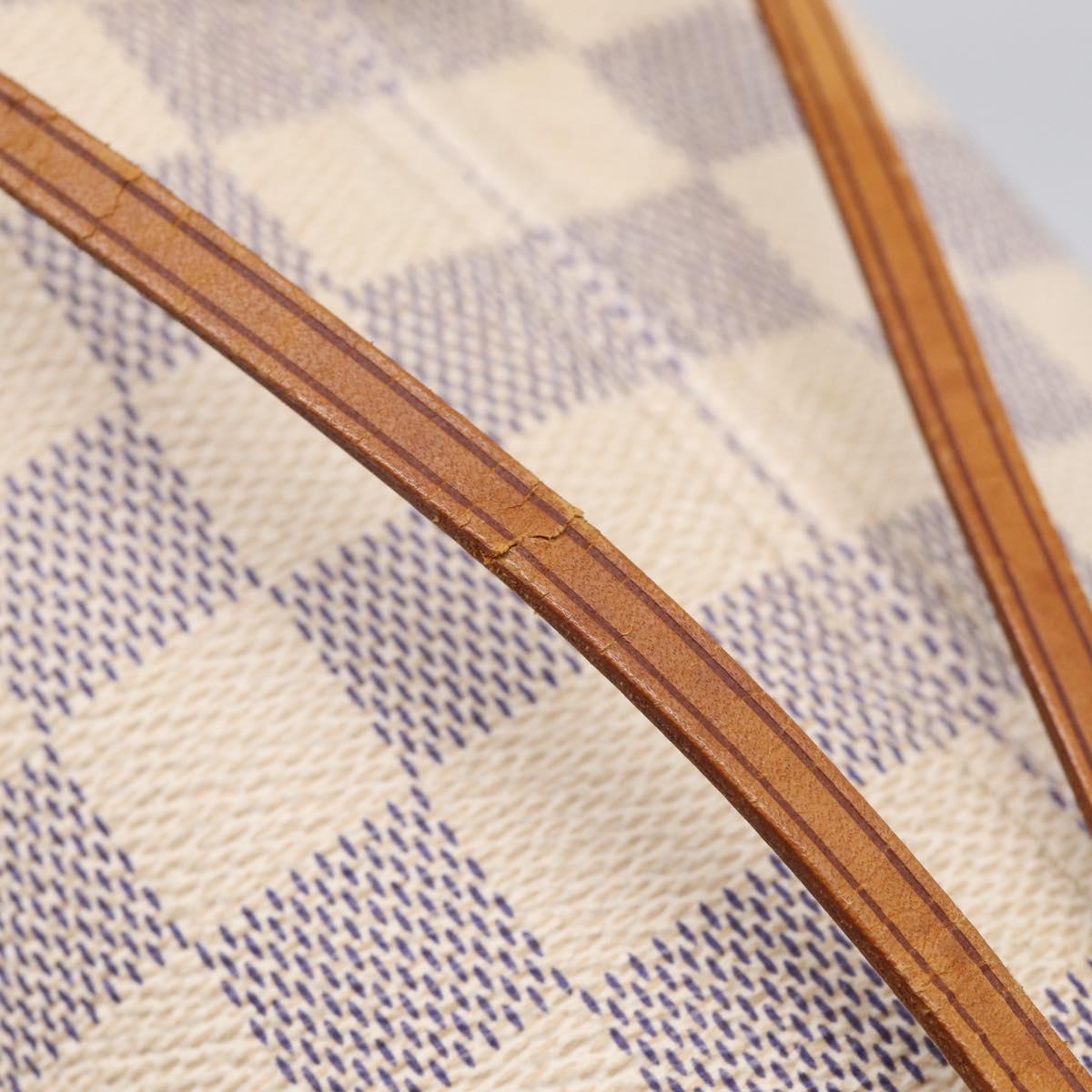 LOUIS VUITTON Damier Azur Neverfull PM Tote Bag N41362 LV Auth ep17018